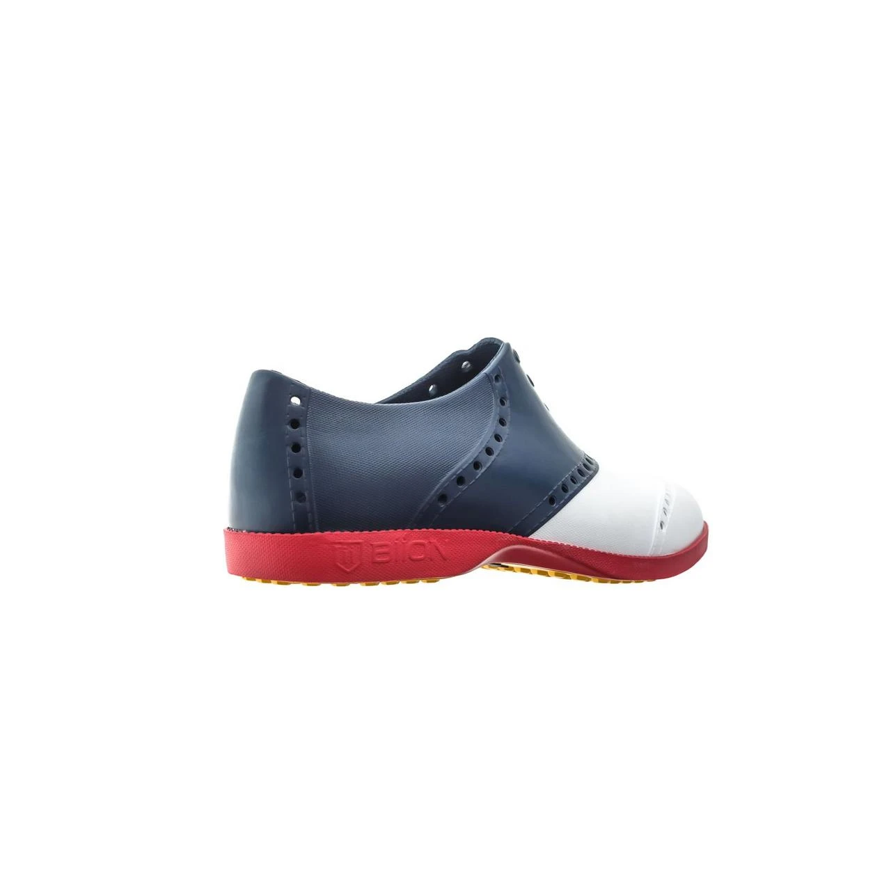 Women's Oxford Saddle Spikeless Shoe - Red/White/Blue - Image 3