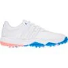 ADIDAS Junior TOUR360 22 Spiked Golf Shoe - White/Blue