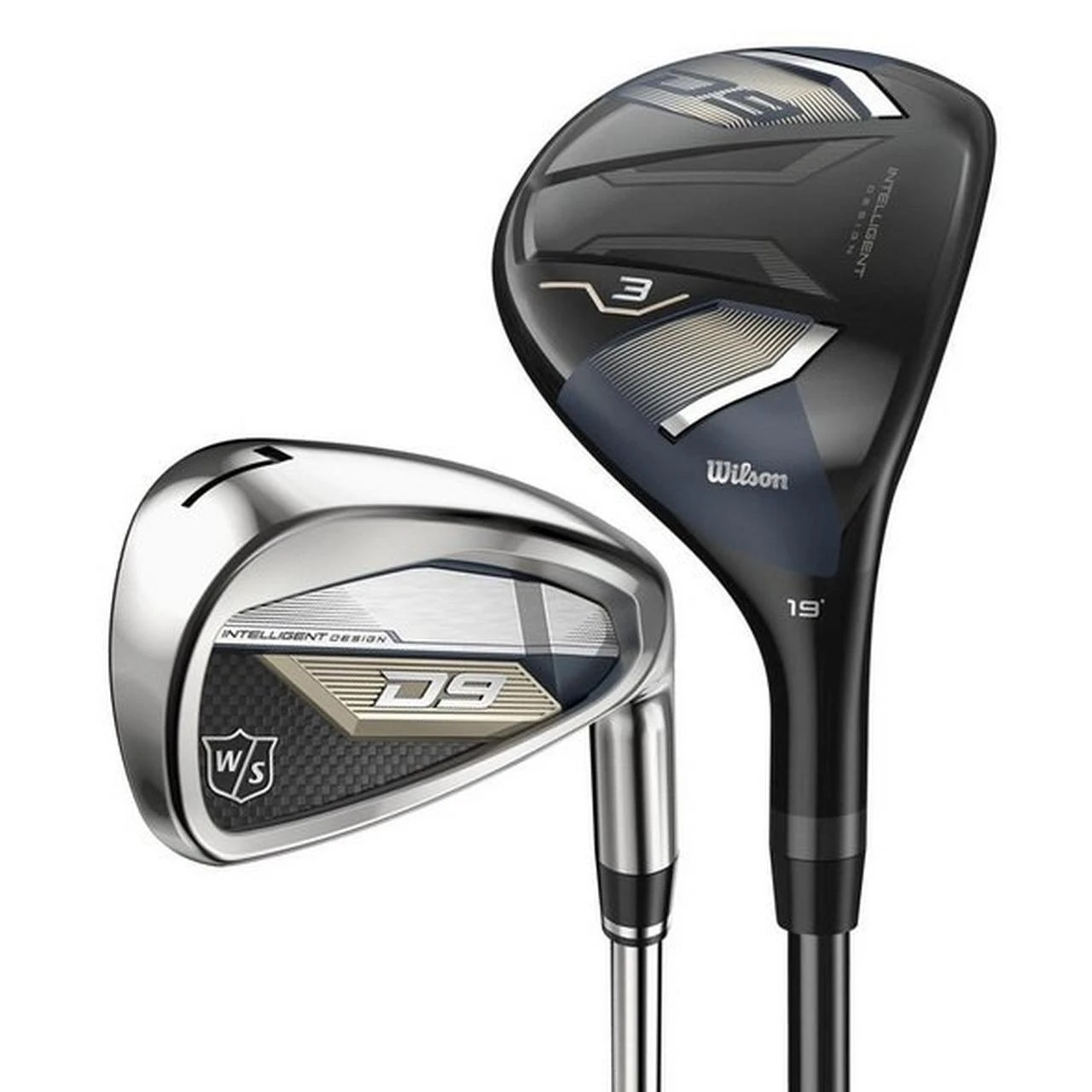Wilson D9 4H 5H 6-PW AW Combo Iron With Graphite Shafts