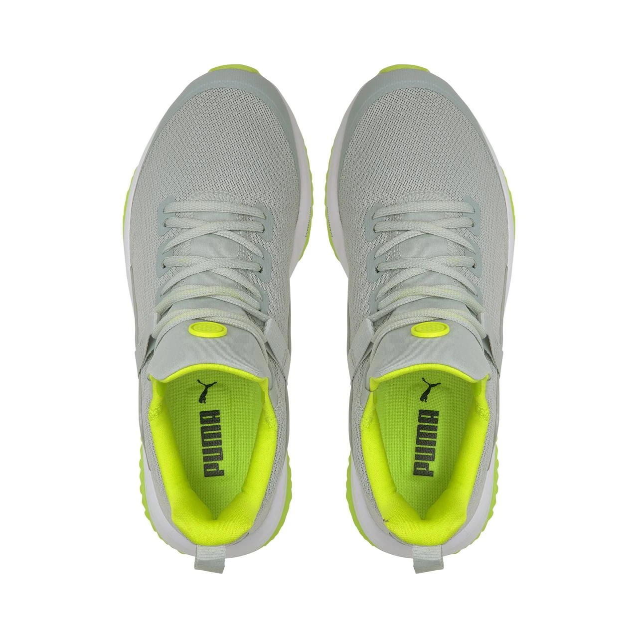 Puma Junior Fusion EVO Spikeless Golf Shoe - Grey/Green - Image 3