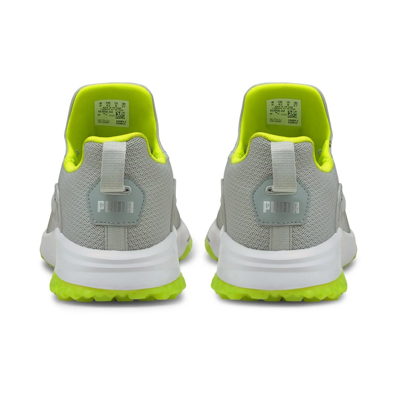 Puma Junior Fusion EVO Spikeless Golf Shoe - Grey/Green - Image 4