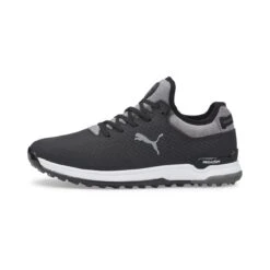 Puma Men's PROADAPT Alphacat Spikeless Golf Shoe- Black/Grey