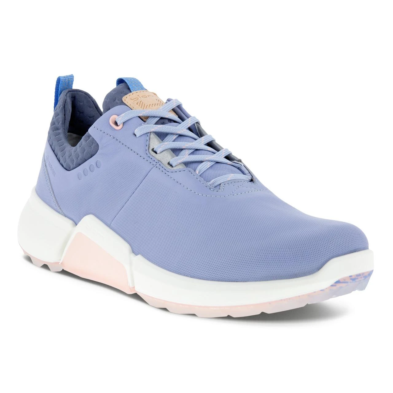 ECCO Women's Biom Hybrid 4 Spikeless Golf Shoe - Blue/Light Pink - Image 3