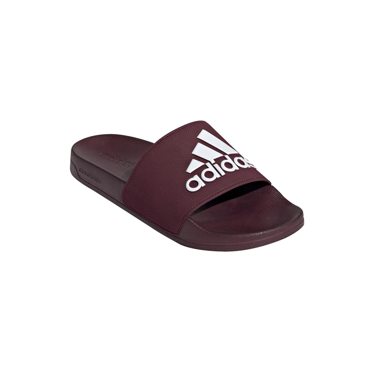 ADIDAS Men's Adilette Slides - Dark Red - Image 2