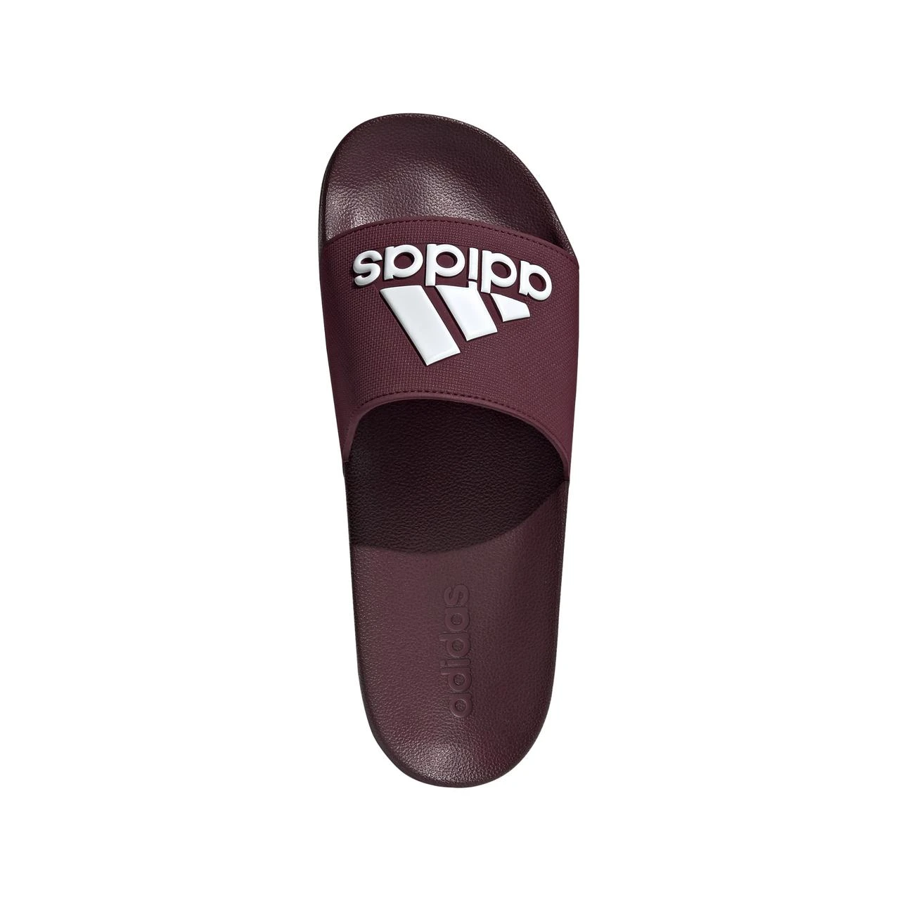ADIDAS Men's Adilette Slides - Dark Red - Image 3