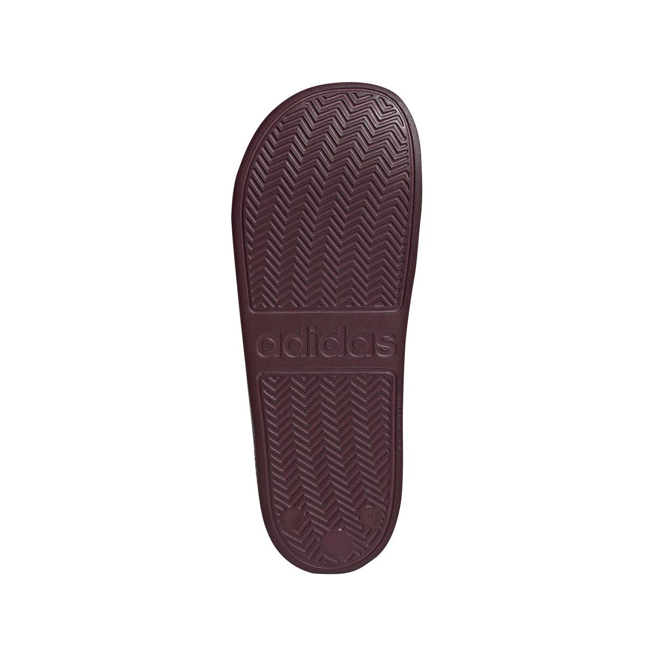 ADIDAS Men's Adilette Slides - Dark Red - Image 4