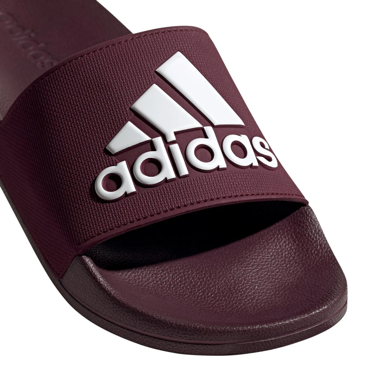 ADIDAS Men's Adilette Slides - Dark Red - Image 8