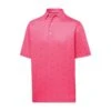 FootJoy Men's Cactus Print Lisle Short Sleeve Polo