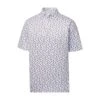 FootJoy Men's Mini Floral Lisle Short Sleeve Polo