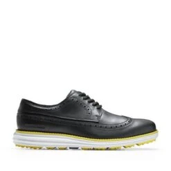 Cole Haan Men's Original Grand Wing Spikeless Golf Shoe - Black