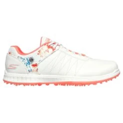 Skechers Women's Go Golf Pivot Tropics Spikeless Golf Shoe - White/Multi