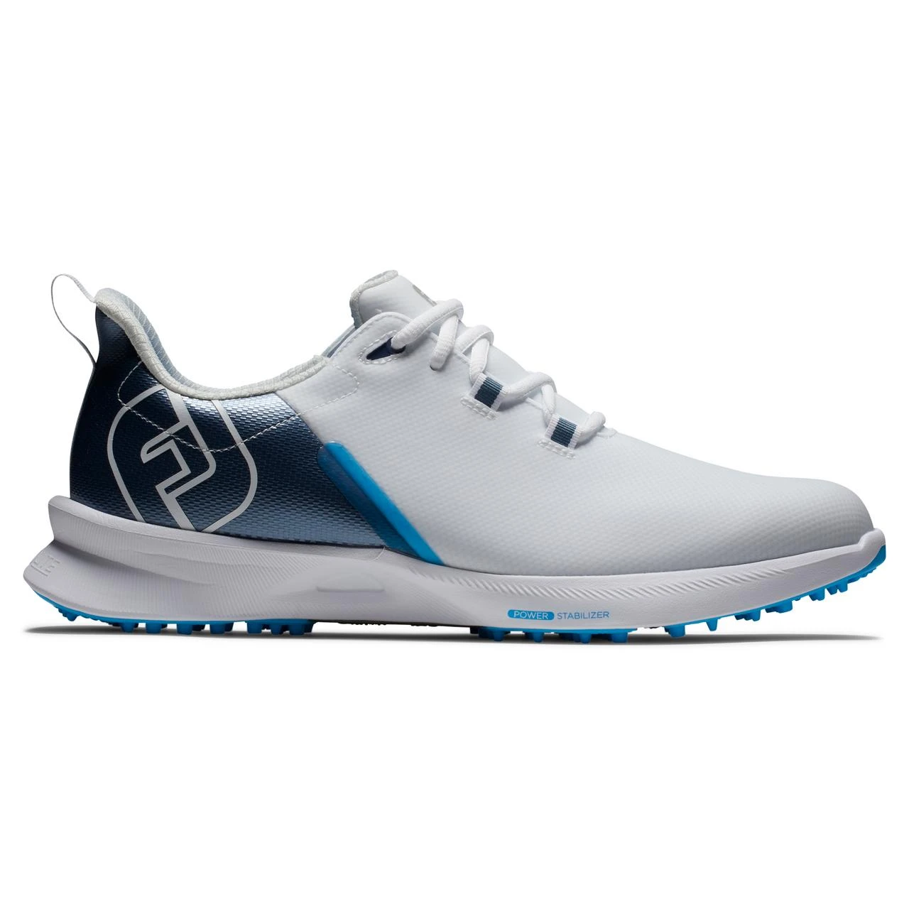FootJoy Men's Fuel Sport Spikeless Golf Shoe - White/Navy