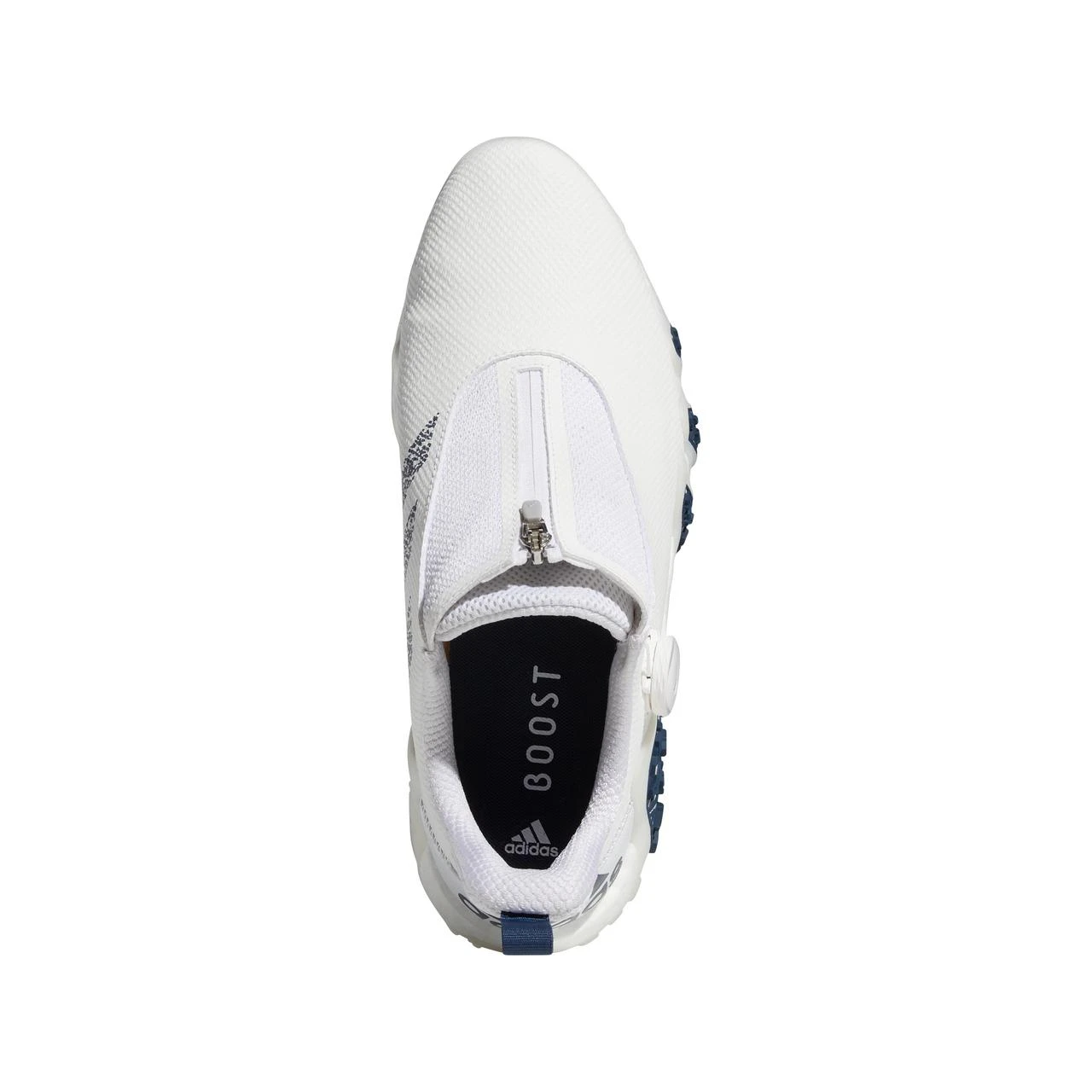 ADIDAS Men's CodeChaos 22 BOA Spikeless Golf Shoe - White/Navy - Image 3