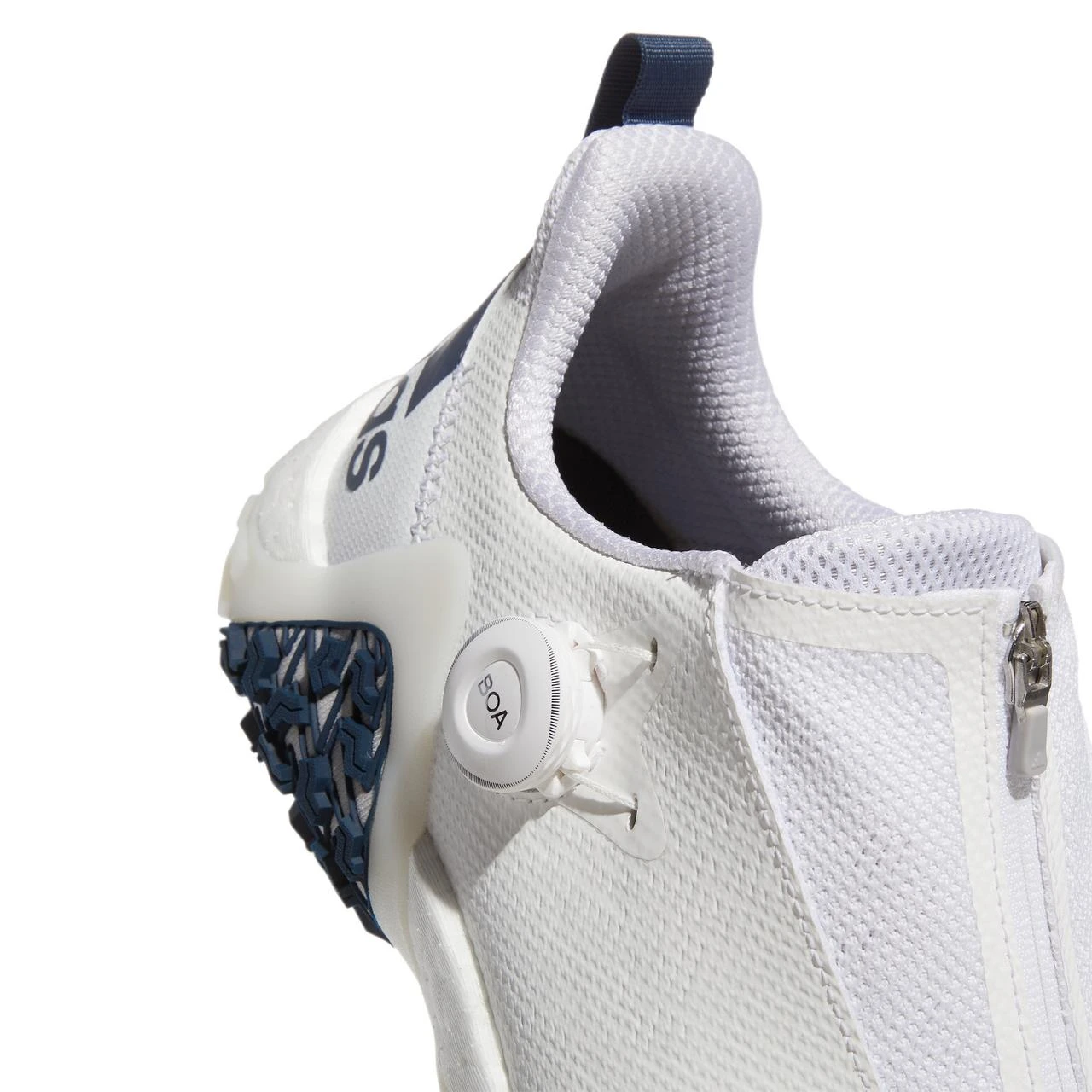 ADIDAS Men's CodeChaos 22 BOA Spikeless Golf Shoe - White/Navy - Image 7