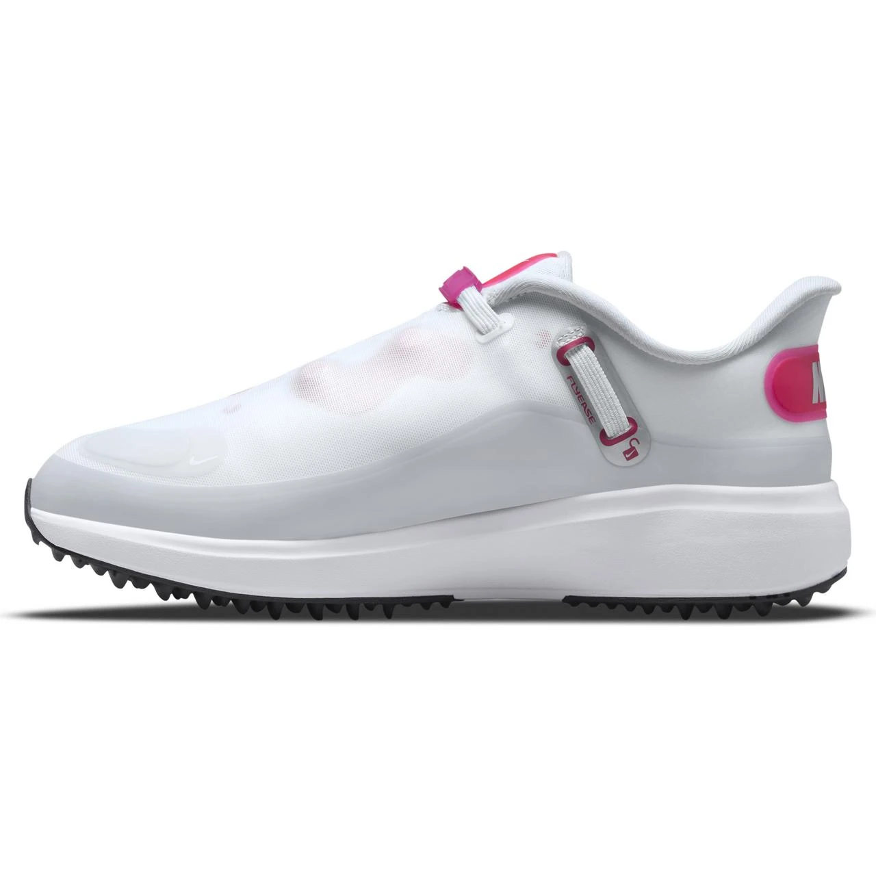 Nike Women's React Ace Tour Spikeless Golf Shoe - White/Pink - Image 5