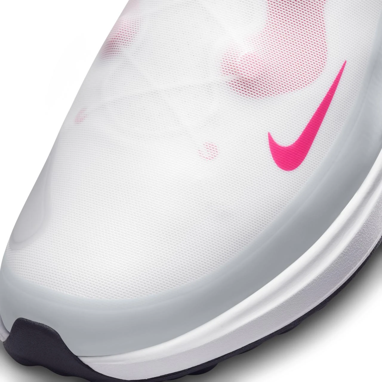 Nike Women's React Ace Tour Spikeless Golf Shoe - White/Pink - Image 9
