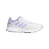 ADIDAS Junior S2G Spikeless Golf Shoe - White/Purple