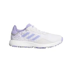 ADIDAS Junior S2G Spikeless Golf Shoe - White/Purple