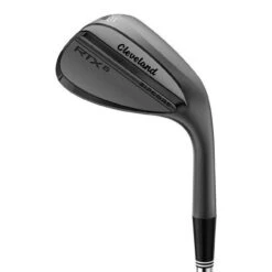 Cleveland RTX 6 ZipCore Black Satin Wedge With Steel Shaft