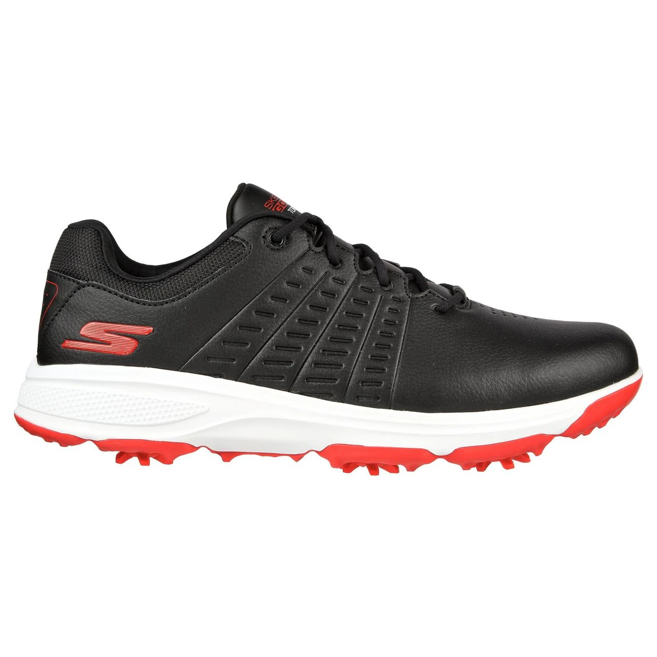 Skechers Men's Go Golf Torque 2 Spiked Golf Shoe - Black/Red
