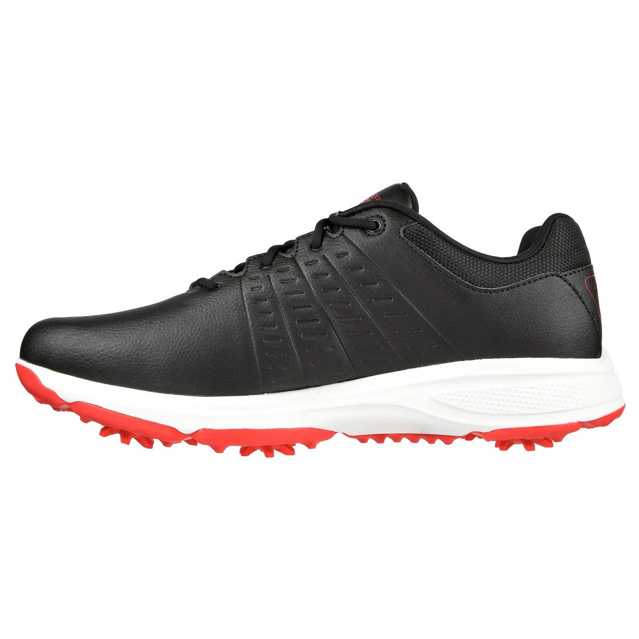 Skechers Men's Go Golf Torque 2 Spiked Golf Shoe - Black/Red - Image 5