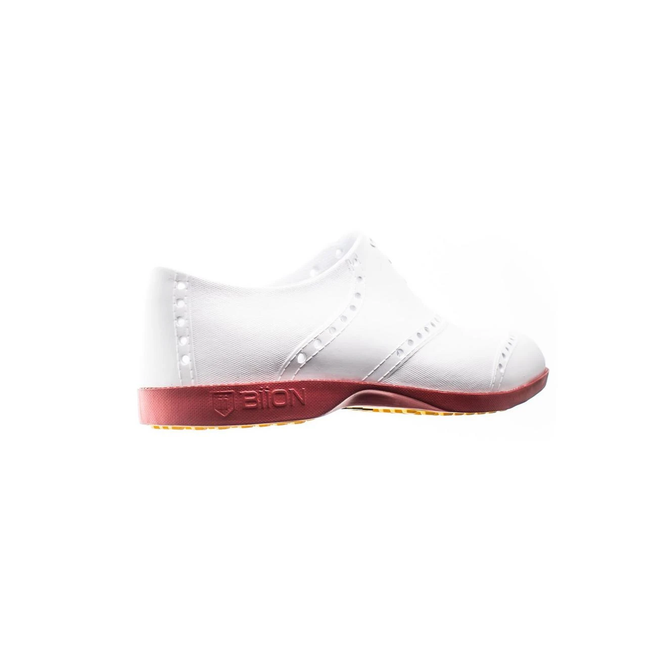 Women's Oxford Bright Spikeless Shoe - White/Red - Image 3