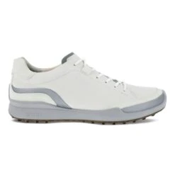 ECCO Men's Biom Hybrid 1.1 Spikeless Golf Shoe - White/Silver