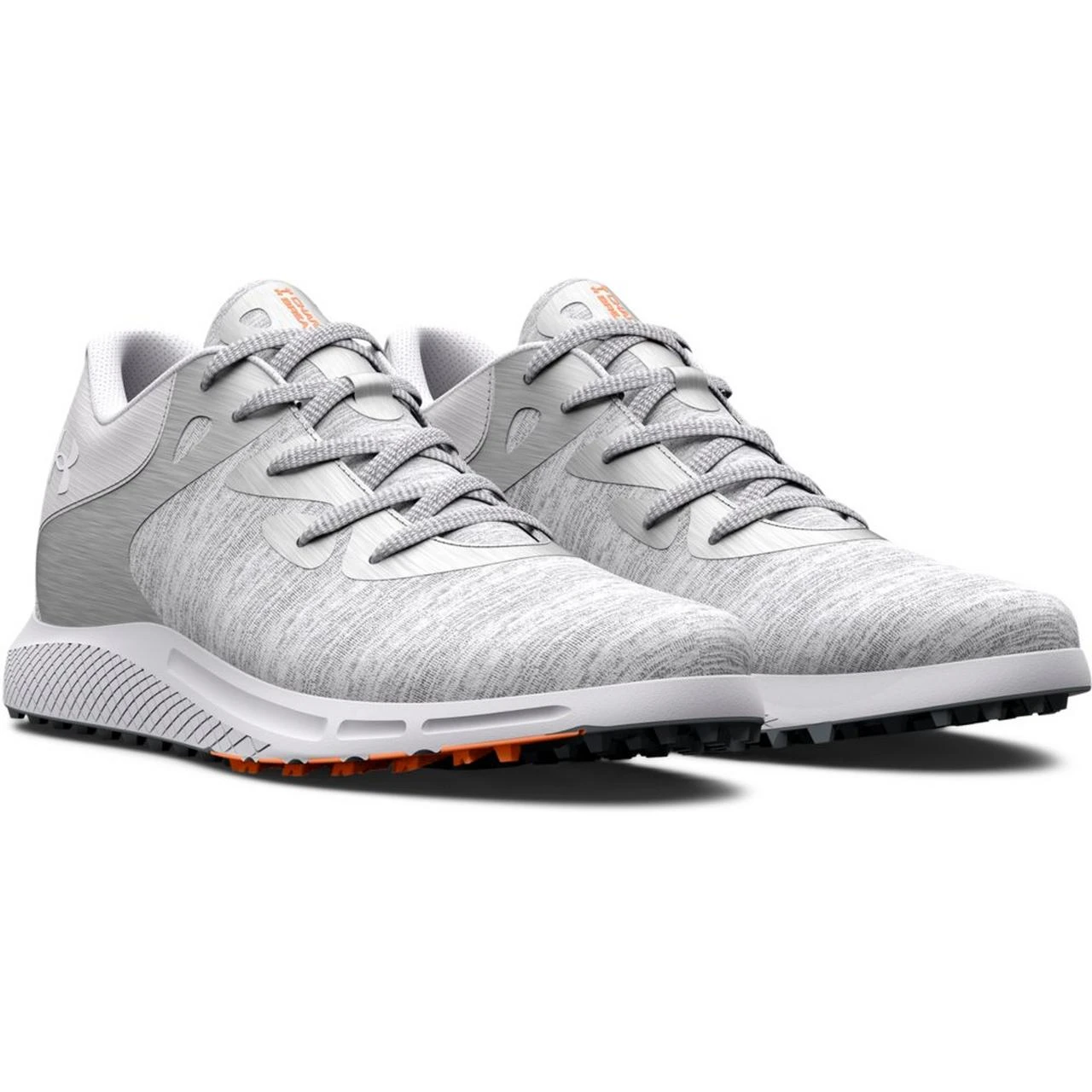Under Armour Women's Charged Breathe 2 Knit SL Spikeless Golf Shoe - Grey - Image 3