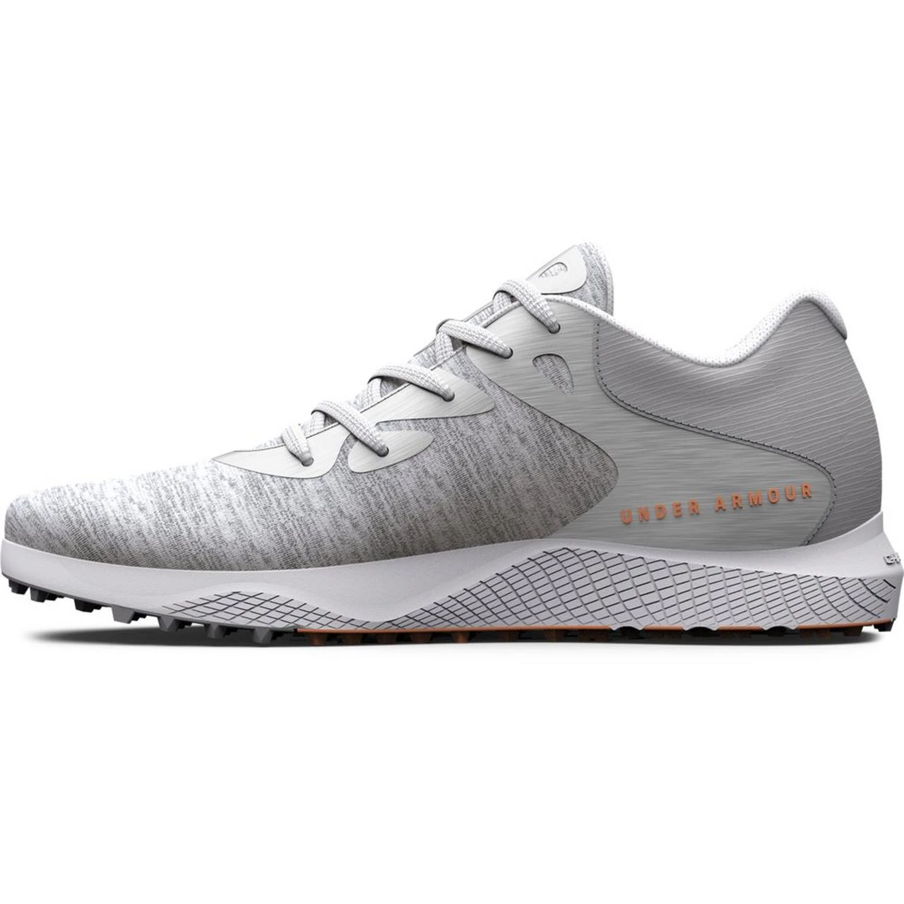 Under Armour Women's Charged Breathe 2 Knit SL Spikeless Golf Shoe - Grey - Image 4