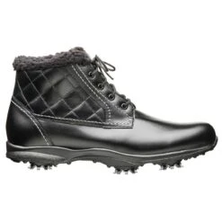 FootJoy Womens Embody Bavaria Spiked Golf Boot - Black