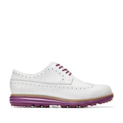 Cole Haan Women's Original Grand Wing OX Spikeless Golf Shoe - White